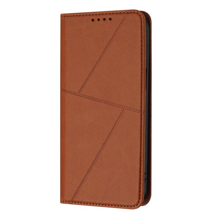 For iPhone 17 Pro Max Strong Magnetic Frosted Flip Leather Phone Case(Coffee Color) - free shipping - PMc TechLife - Order now!
