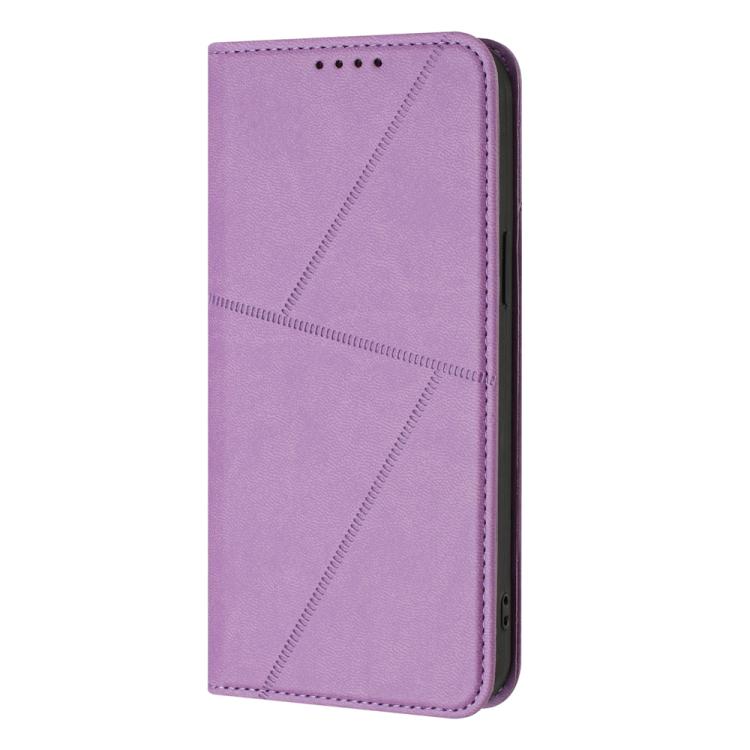 For iPhone 17 Pro Max Strong Magnetic Frosted Flip Leather Phone Case(Light Purple) - free shipping - PMc TechLife - Order now!