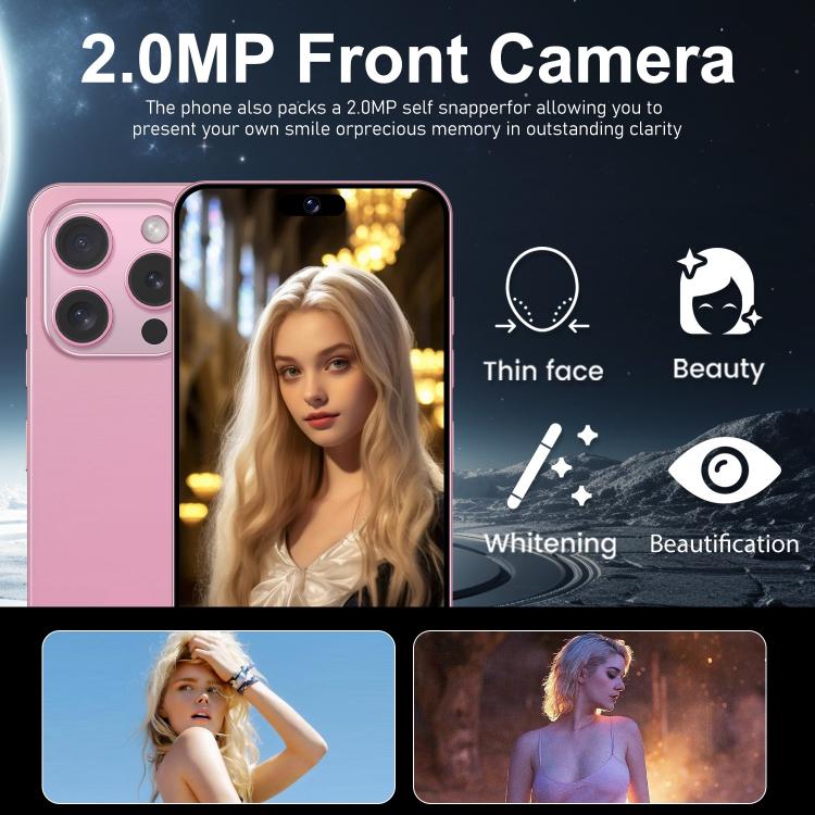 I16 Pro Max / VD1, 3GB+32GB, 6.8 inch Android 10 MTK6753 Octa Core, Network: 4G, Dual SIM, Plug:UK Plug(Black) - free shipping - PMc TechLife - Order now!