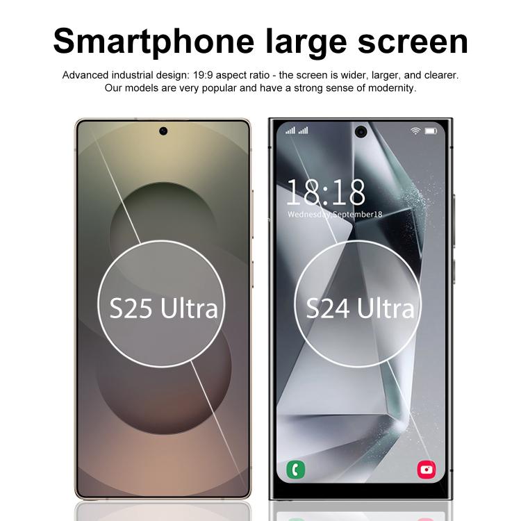 S25 Ultra / S11, 4GB+64GB, 6.75 inch Android 12 MTK6762 Octa Core, Network: 4G, Dual SIM, Plug:AU Plug(Grey) - free shipping - PMc TechLife - Order now!