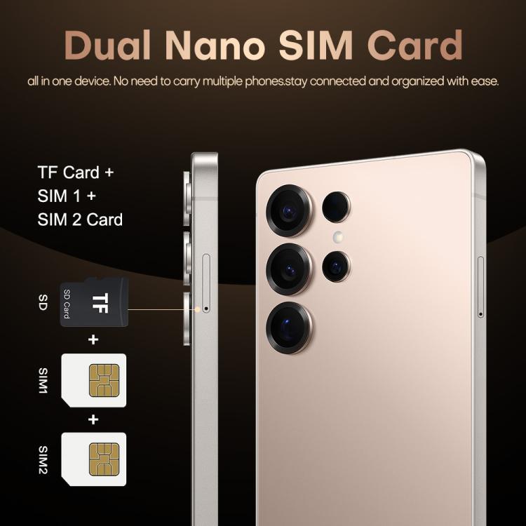 S25 Ultra / B9, 2GB+16GB, 6.75 inch Android 8.1 MTK6739 Quad Core, Network: 4G, Dual SIM, Plug:EU Plug(Titanium White Sliver) - free shipping - PMc TechLife - Order now!