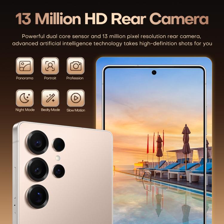 S25 Ultra / B9, 2GB+16GB, 6.75 inch Android 8.1 MTK6739 Quad Core, Network: 4G, Dual SIM, Plug:AU Plug(Titanium Pink Gold) - free shipping - PMc TechLife - Order now!