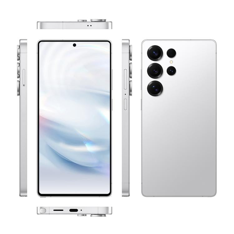 S25 Ultra / Q25, 4GB+64GB, 6.75 inch Android 12 MTK6762 Octa Core, Network: 4G, Dual SIM, with Stylus Pen, Plug:EU Plug(Titanium White Sliver) - free shipping - PMc TechLife - Order now!