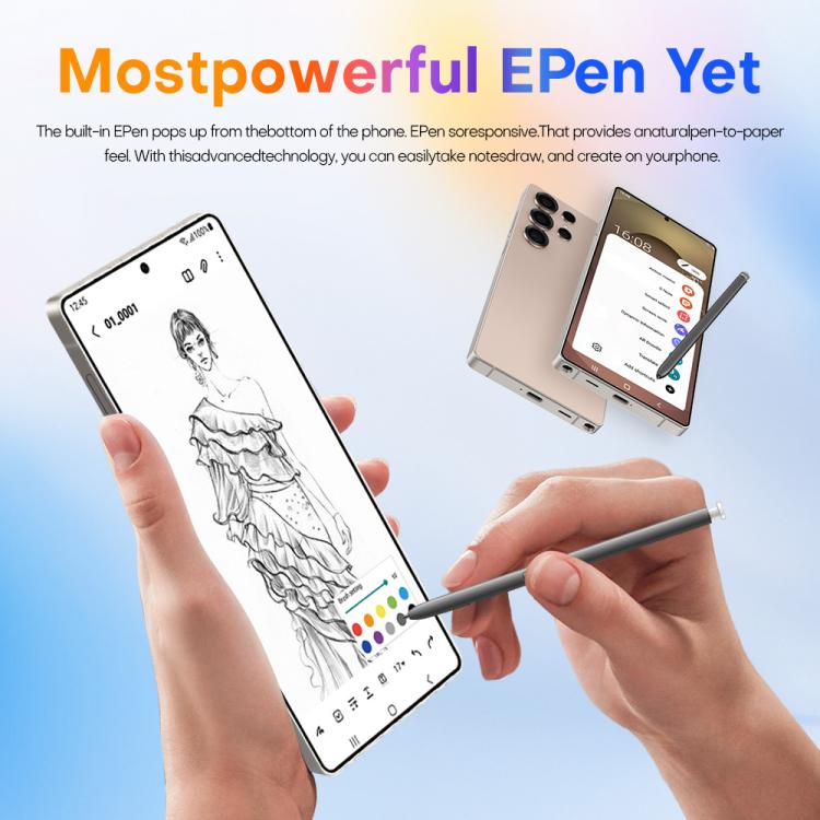 S25 Ultra / Q25, 4GB+64GB, 6.75 inch Android 12 MTK6762 Octa Core, Network: 4G, Dual SIM, with Stylus Pen, Plug:AU Plug(Titanium Black) - free shipping - PMc TechLife - Order now!