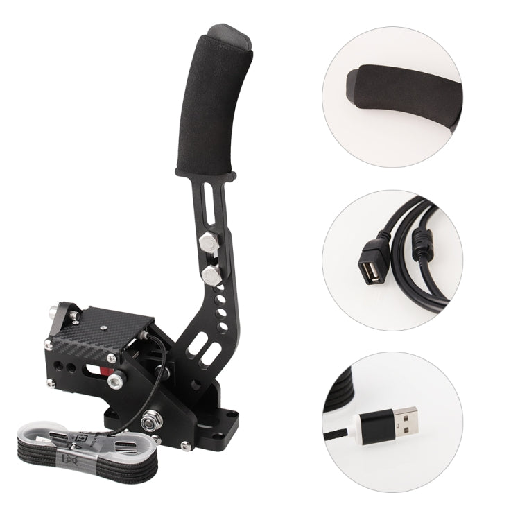Universal USB Horizontal Drift Rally Racing Handbrake Lever Professional Gaming Peripherals for Racing Games G25/27/29 T500 - free shipping - PMC TechLife - Order now!