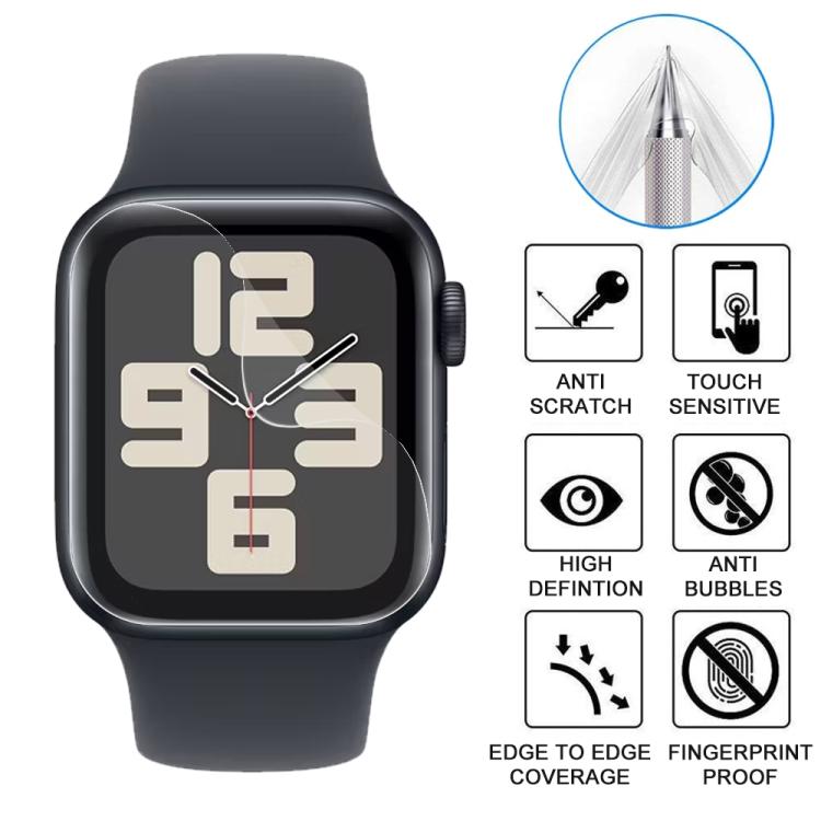 For Apple Watch Series 6&SE&5&4 40mm 5pcs xDfind Soft Hydrogel Film Full Cover Front Protector - free shipping - PMc TechLife - Order now!