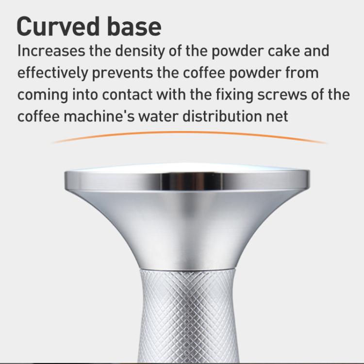 53.3mm Mesh Texture Coffee Powder Pressing Hammer Stainless Steel Cloth Powder(Silver) - free shipping - PMC TechLife - Order now!