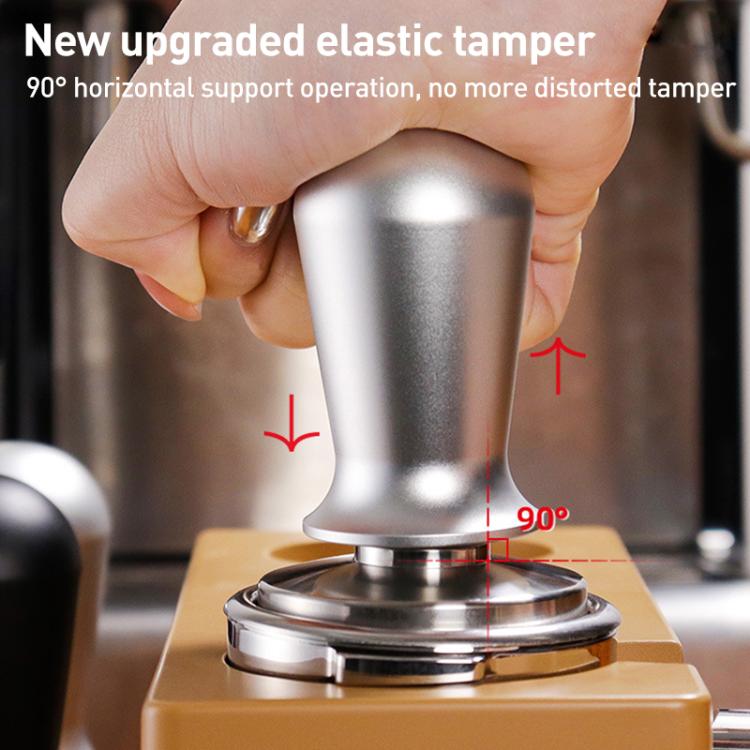 Stainless Steel Coffee Powder Hammer Pressure Powder Tampon, Size:58mm Silver - free shipping - PMC TechLife - Order now!