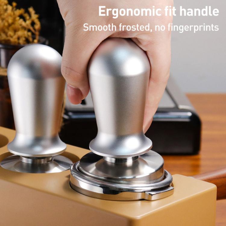 Stainless Steel Coffee Powder Hammer Pressure Powder Tampon, Size:51mm Black - free shipping - PMC TechLife - Order now!