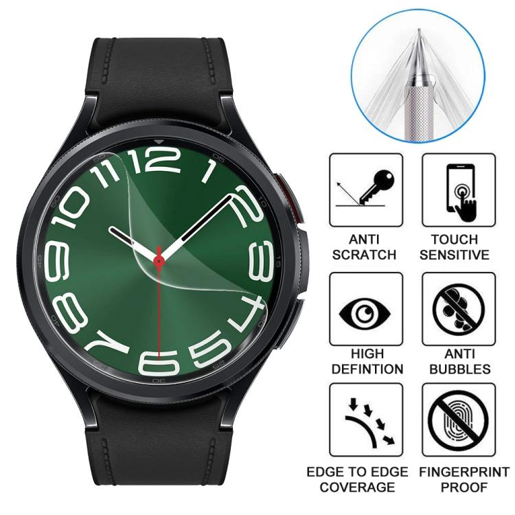 For Samsung Galaxy Watch6 Classic 47mm 5pcs xDfind Soft Hydrogel Film Full Cover Front Protector - free shipping - PMc TechLife - Order now!