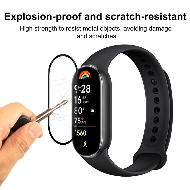 For Xiaomi Smart Band 9 2pcs xDfind Curved 3D Composite Material Soft Film Screen Protector - free shipping - PMc TechLife - Order now!