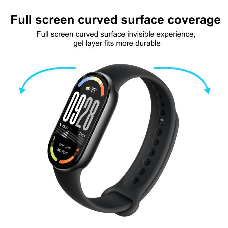 For Xiaomi Smart Band 10 2pcs xDfind Curved 3D Composite Material Soft Film Screen Protector - free shipping - PMC TechLife - Order now!