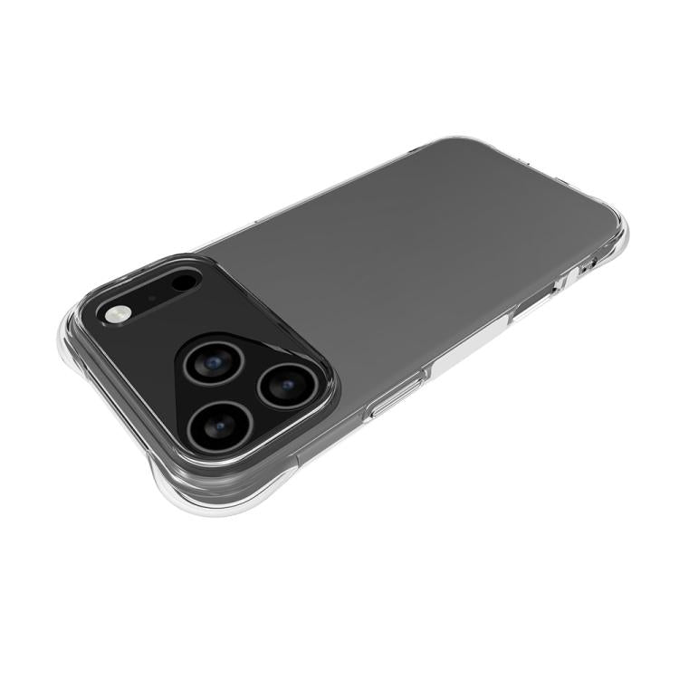 For iPhone 17 Pro Max Big Hole Shockproof Non-slip Thickening TPU Phone Case(Transparent) - free shipping - PMc TechLife - Order now!