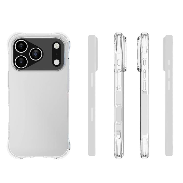 For iPhone 17 Pro Big Hole Shockproof Non-slip Thickening TPU Phone Case(Transparent) - free shipping - PMc TechLife - Order now!