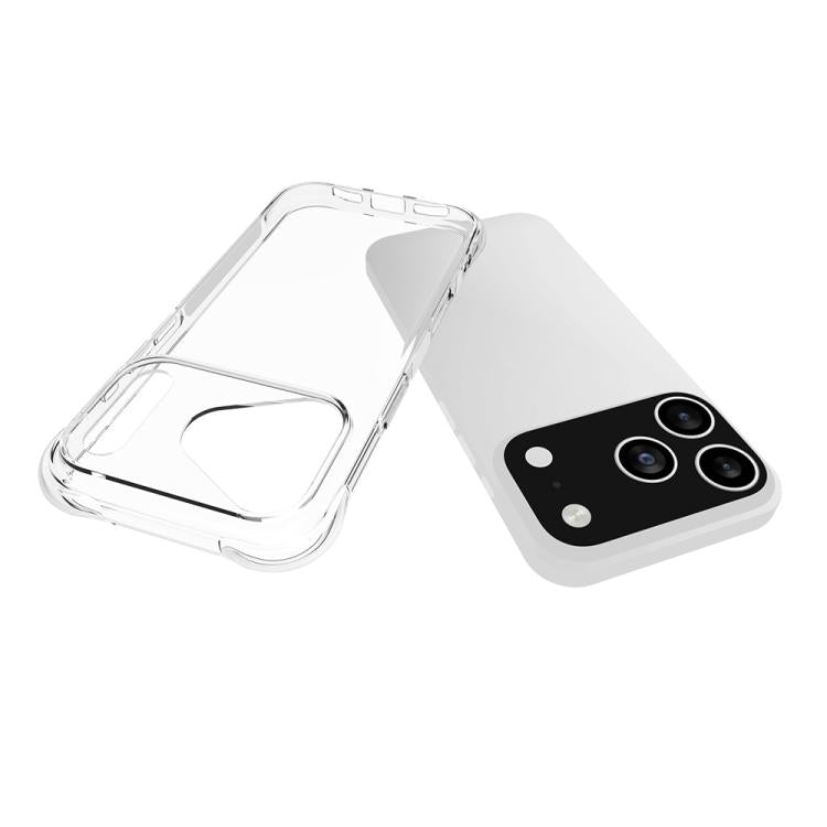 For iPhone 17 Pro Big Hole Shockproof Non-slip Thickening TPU Phone Case(Transparent) - free shipping - PMc TechLife - Order now!