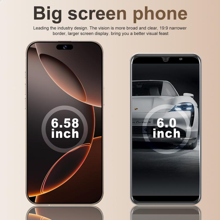 A16 Pro Max / PDA89-B, 4GB+64GB, 6.58 inch Android 10 MTK6739 Quad Core, Network: 4G, OTG, Dual SIM, Plug:AU Plug(Gold) - free shipping - PMc TechLife - Order now!