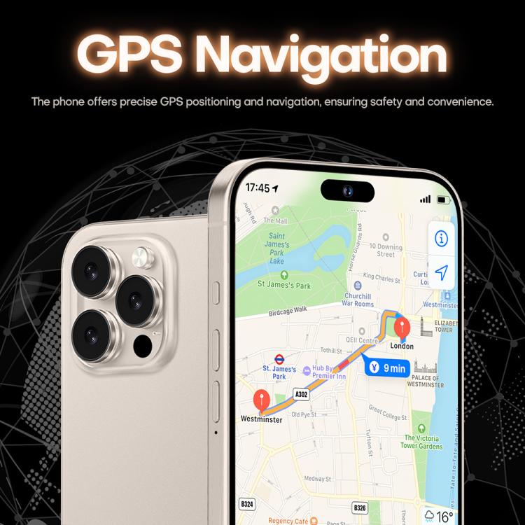 I16 Pro Max / PDQ6, 4GB+64GB, 6.58 inch Android 10 MTK6739 Quad Core, Network: 4G, Dual SIM, Plug:US Plug(Gold) - free shipping - PMc TechLife - Order now!