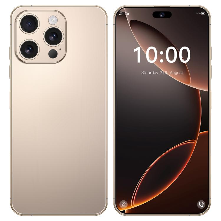 I16 Pro Max / RAi3, 3GB+64GB, 6.56 inch Android 10 MTK6739 Quad Core, Network: 4G, Dual SIM, Plug:UK Plug(Gold) - free shipping - PMc TechLife - Order now!