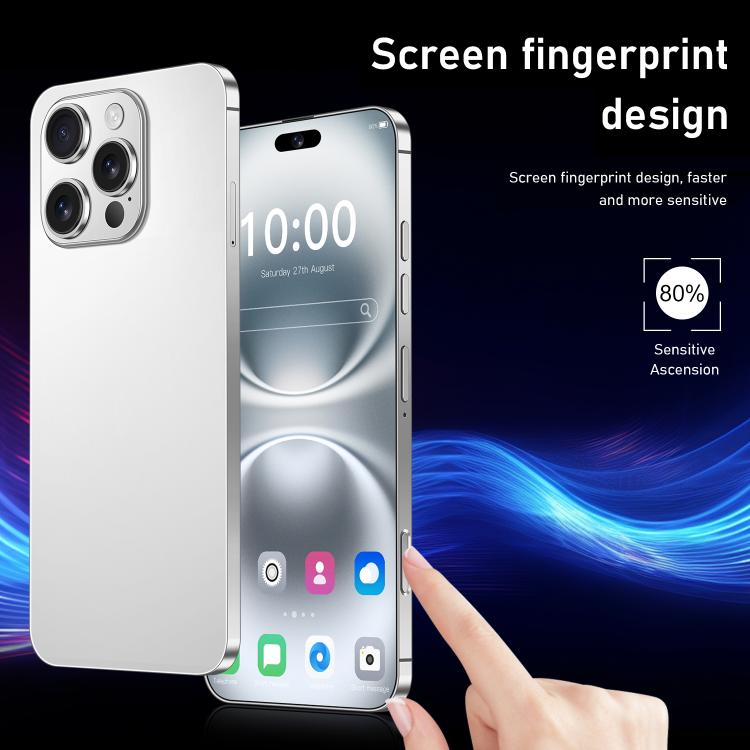 I16 Pro Max / RAi3, 3GB+64GB, 6.56 inch Android 10 MTK6739 Quad Core, Network: 4G, Dual SIM, Plug:AU Plug(White) - free shipping - PMc TechLife - Order now!
