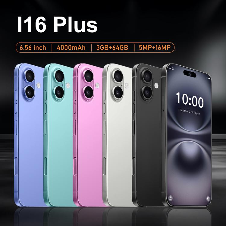 I16 Plus / RAi5, 3GB+64GB, 6.56 inch Android 10 MTK6739 Quad Core, Network: 4G, Dual SIM, Plug:UK Plug(White) - free shipping - PMc TechLife - Order now!