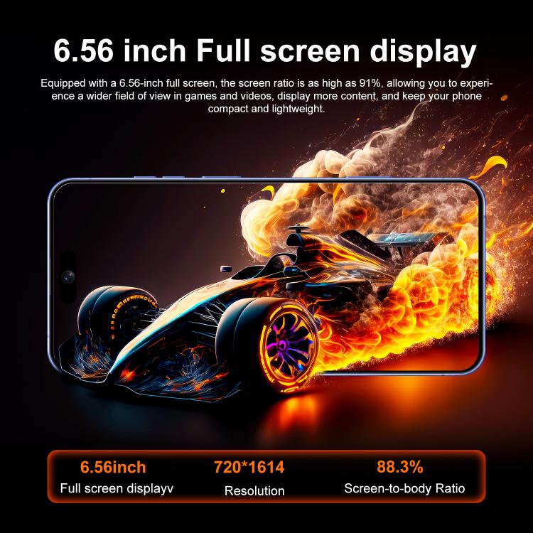 I16 Plus / RAi5, 3GB+64GB, 6.56 inch Android 10 MTK6739 Quad Core, Network: 4G, Dual SIM, Plug:UK Plug(White) - free shipping - PMc TechLife - Order now!