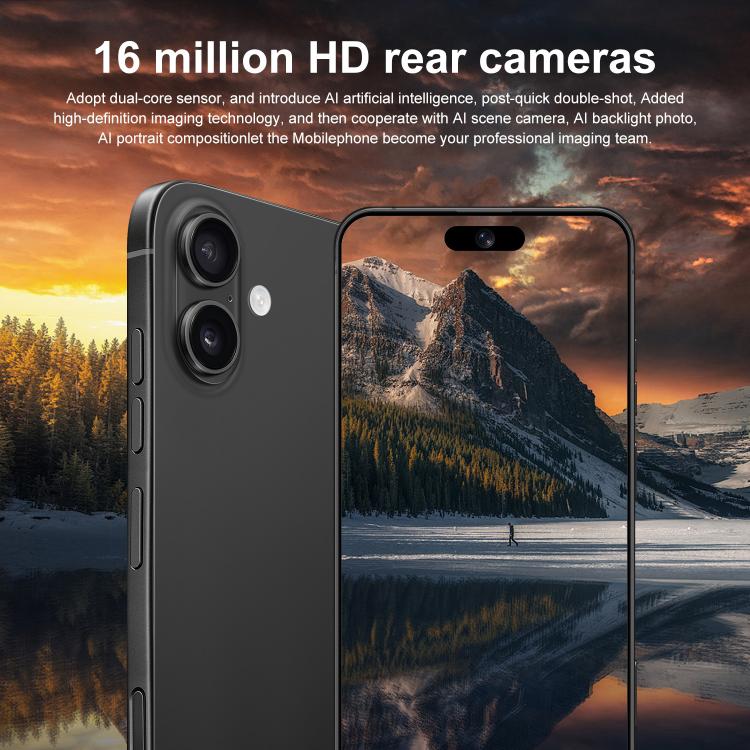 I16 Plus / RAi5, 3GB+64GB, 6.56 inch Android 10 MTK6739 Quad Core, Network: 4G, Dual SIM, Plug:AU Plug(Black) - free shipping - PMc TechLife - Order now!