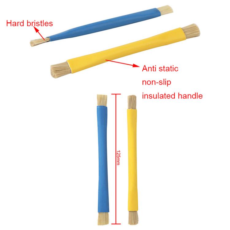 Motherboard IC Anti Static Clean Dust Hard Brush(Yellow) - free shipping - PMC TechLife - Order now!