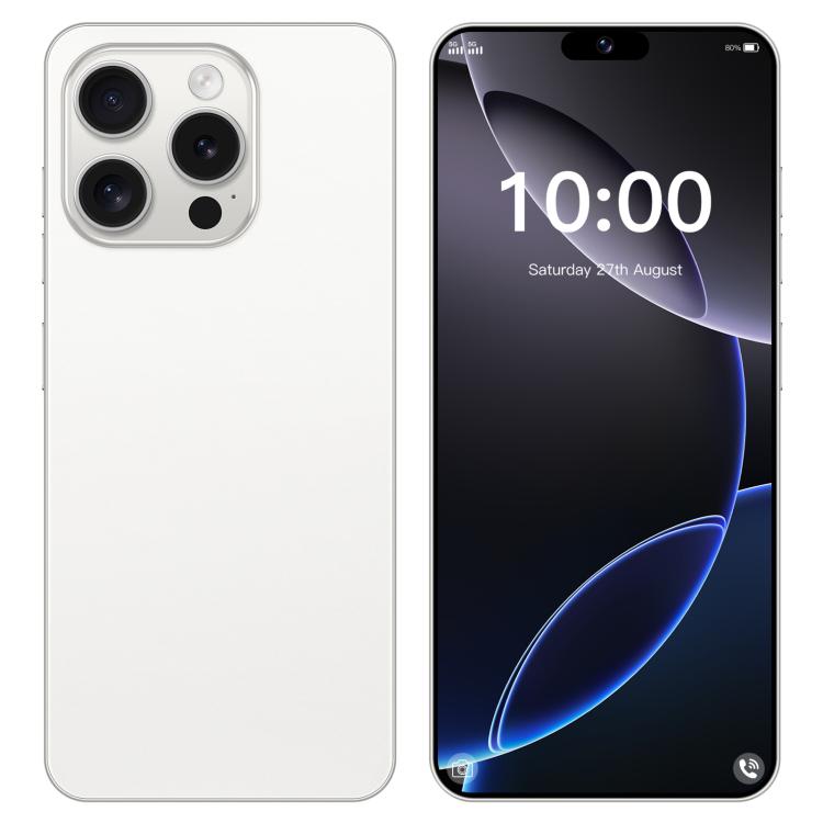 I16 Pro Max / ZPT93, 2GB+16GB, 6.26 inch Android 8.1 MTK6737 Quad Core, Network: 4G, Dual SIM, Plug:US Plug(White) - free shipping - PMc TechLife - Order now!