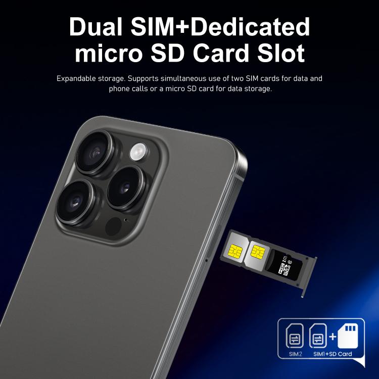 I16 Pro Max / ZPT93, 2GB+16GB, 6.26 inch Android 8.1 MTK6737 Quad Core, Network: 4G, Dual SIM, Plug:UK Plug(Grey) - free shipping - PMc TechLife - Order now!