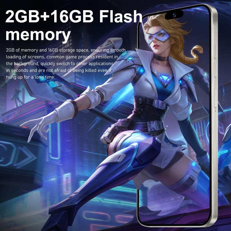 I16 Pro Max / ZPT93, 2GB+16GB, 6.26 inch Android 8.1 MTK6737 Quad Core, Network: 4G, Dual SIM, Plug:US Plug(White) - free shipping - PMc TechLife - Order now!