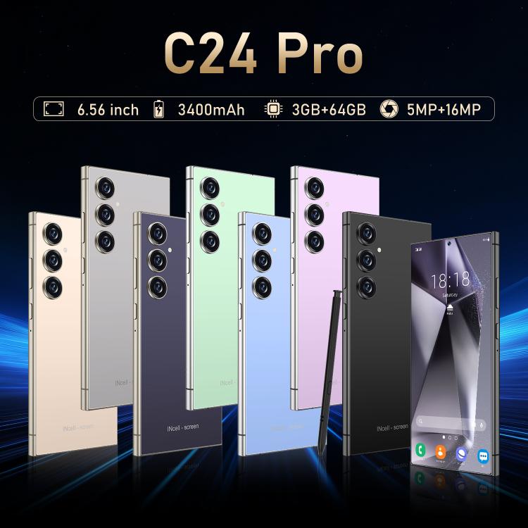 C24 Pro / S3-3, 3GB+64GB, 6.56 inch Android 10 MTK6739 Quad Core, Network: 4G, Dual SIM, Plug:EU Plug(Purple) - free shipping - PMc TechLife - Order now!