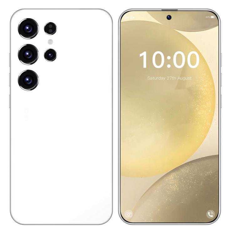 S24 Ultra / ZKU213, 2GB+16GB, 6.56 inch Android 8.1 MTK6580A Quad Core, Network: 3G, Dual SIM, Plug:EU Plug(White) - free shipping - PMc TechLife - Order now!
