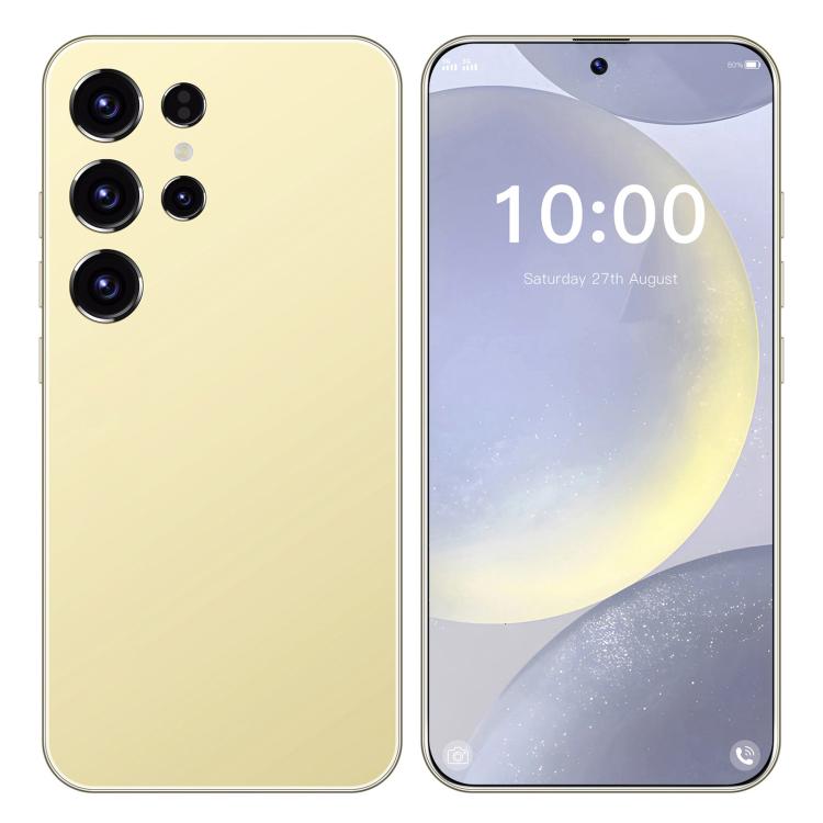 S24 Ultra / ZKU213, 2GB+16GB, 6.56 inch Android 8.1 MTK6580A Quad Core, Network: 3G, Dual SIM, Plug:US Plug(Yellow) - free shipping - PMc TechLife - Order now!