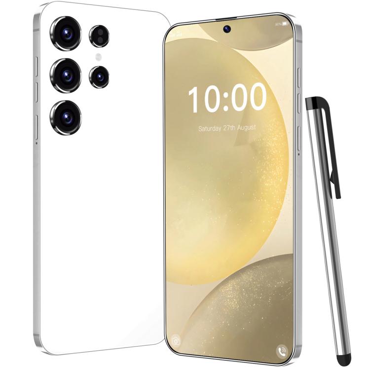 S24 Ultra / ZKU213, 2GB+16GB, 6.56 inch Android 8.1 MTK6580A Quad Core, Network: 3G, Dual SIM, Plug:US Plug(White) - free shipping - PMc TechLife - Order now!
