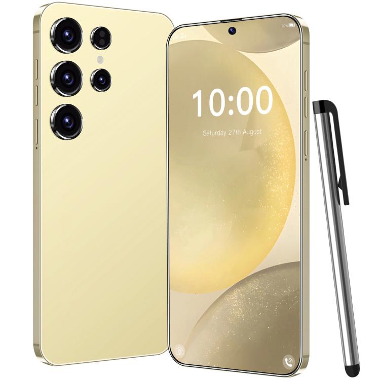 S24 Ultra / ZKU213, 2GB+16GB, 6.56 inch Android 8.1 MTK6580A Quad Core, Network: 3G, Dual SIM, Plug:UK Plug(Yellow) - free shipping - PMc TechLife - Order now!
