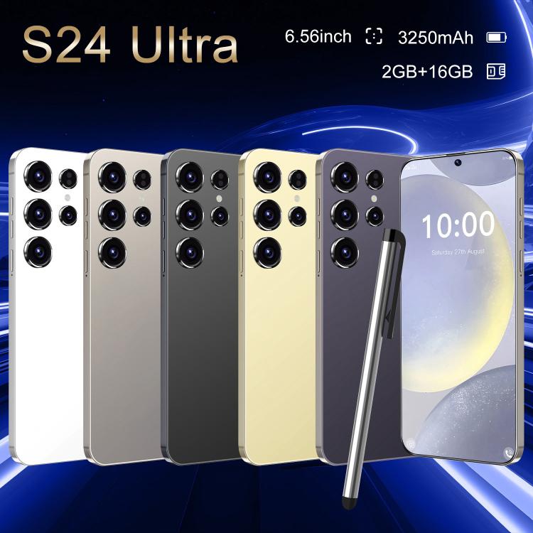 S24 Ultra / ZKU213, 2GB+16GB, 6.56 inch Android 8.1 MTK6580A Quad Core, Network: 3G, Dual SIM, Plug:EU Plug(Grey) - free shipping - PMc TechLife - Order now!