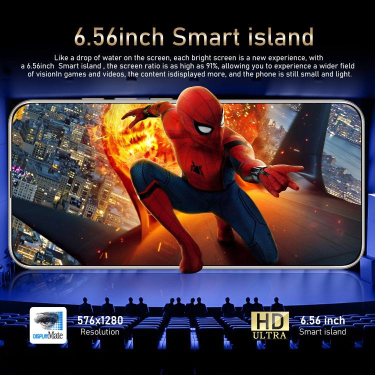 S24 Ultra / ZKU213, 2GB+16GB, 6.56 inch Android 8.1 MTK6580A Quad Core, Network: 3G, Dual SIM, Plug:UK Plug(Black) - free shipping - PMc TechLife - Order now!