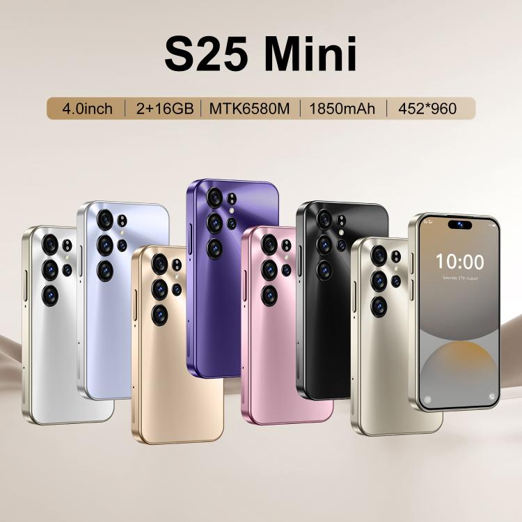 S25 Mini / ZKM10, 2GB+16GB, 4.0 inch Android 10 MTK6580M Quad Core, Network: 3G, Dual SIM(Purple) - free shipping - PMc TechLife - Order now!