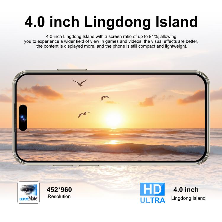 S25 Mini / ZKM10, 2GB+16GB, 4.0 inch Android 10 MTK6580M Quad Core, Network: 3G, Dual SIM(Silver) - free shipping - PMc TechLife - Order now!