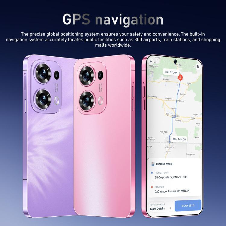 Reno13 Pro / ZKU290, 2GB+16GB, 6.56 inch Android 8.1 MTK6580A Quad Core, Network: 3G, Dual SIM, Plug:AU Plug(Purple) - free shipping - PMc TechLife - Order now!