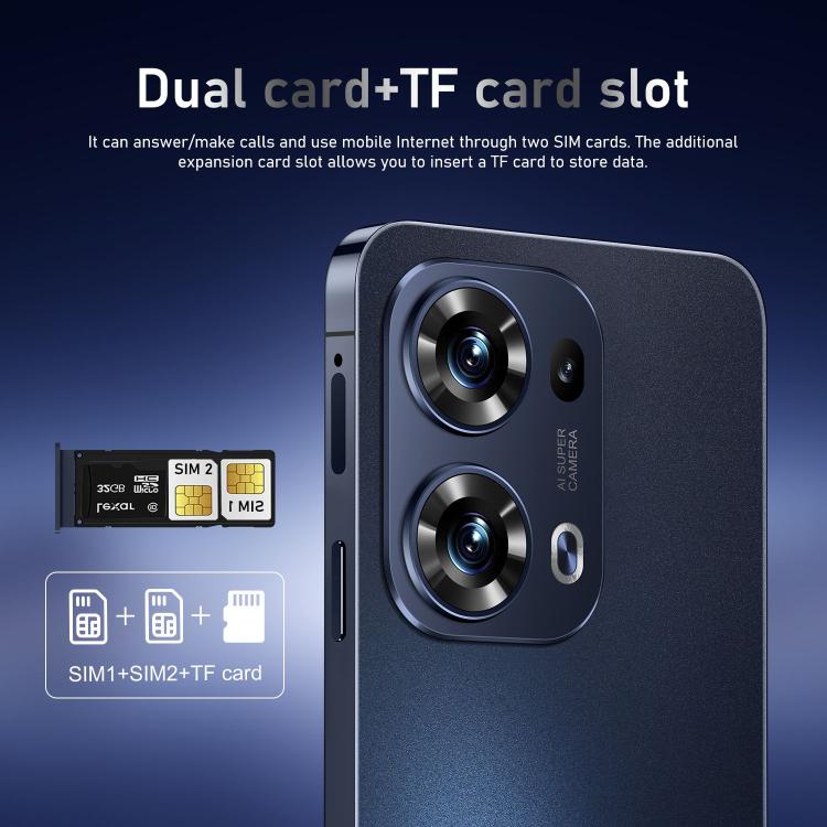 Reno13 Pro / ZKU290, 2GB+16GB, 6.56 inch Android 8.1 MTK6580A Quad Core, Network: 3G, Dual SIM, Plug:EU Plug(Black) - free shipping - PMc TechLife - Order now!