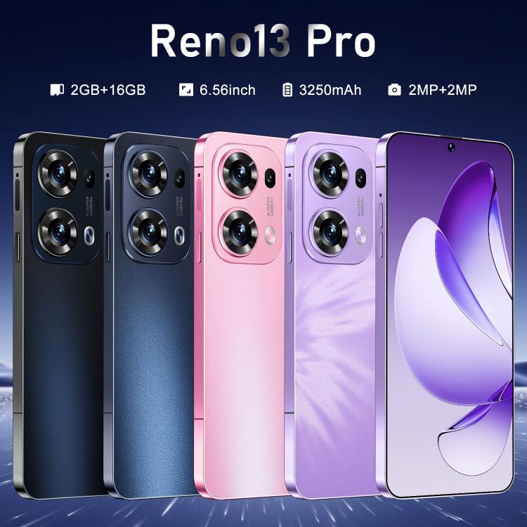Reno13 Pro / ZKU290, 2GB+16GB, 6.56 inch Android 8.1 MTK6580A Quad Core, Network: 3G, Dual SIM, Plug:EU Plug(Purple) - free shipping - PMc TechLife - Order now!