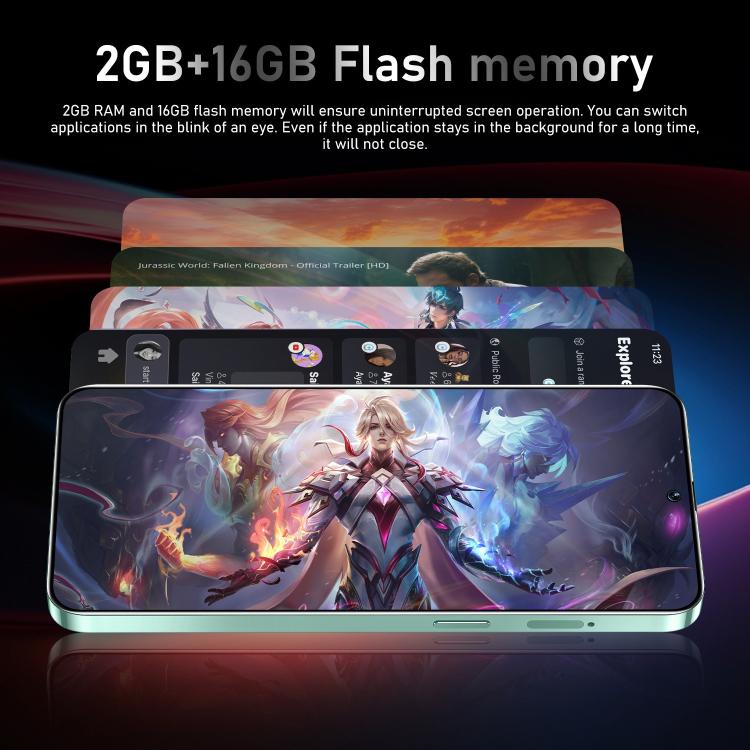 Note 14 / ZKU291, 2GB+16GB, 6.56 inch Android 8.1 MTK6580A Quad Core, Network: 3G, Dual SIM, Plug:AU Plug(Green) - free shipping - PMc TechLife - Order now!