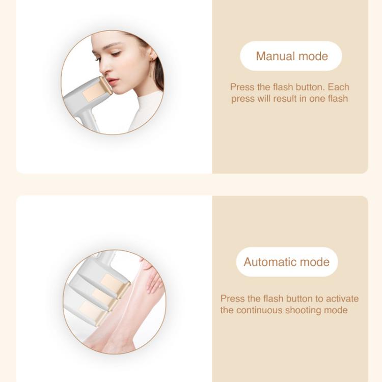 FY-B506 Sapphire Ice Sense Painless Strong Pulse Ice Point Skin Rejuvenation Hair Removal Device, EU Plug(Orange) - free shipping - PMC TechLife - Order now!
