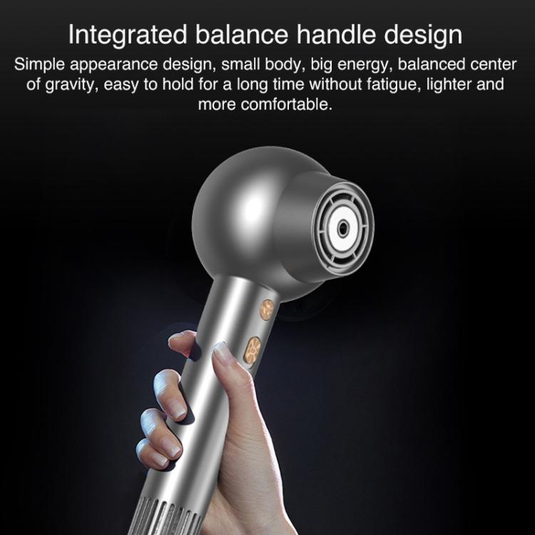 WG-F01 LED Digital Display Smart Frequency Conversion Negative Ion High Speed Hair Dryer, UK Plug(Gray) - free shipping - PMC TechLife - Order now!