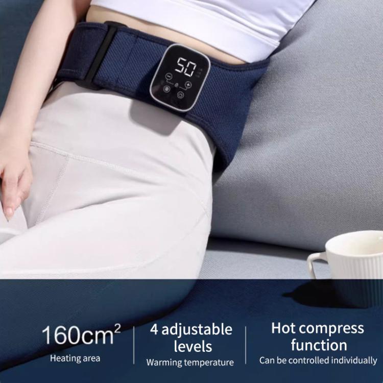 WG-HG-16008 Hot Compress Massage Waist Massager Period Pain Relieve Massager(Navy Blue) - free shipping - PMC TechLife - Order now!