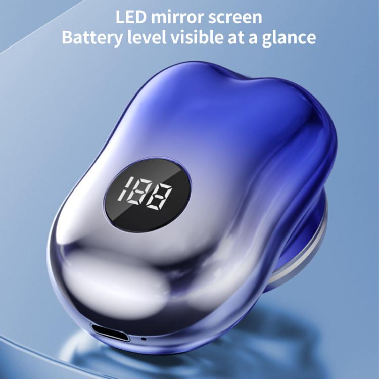 WG-P10X Portable Rechargeable LED Digital Display Electric Shaver(Silver) - free shipping - PMC TechLife - Order now!