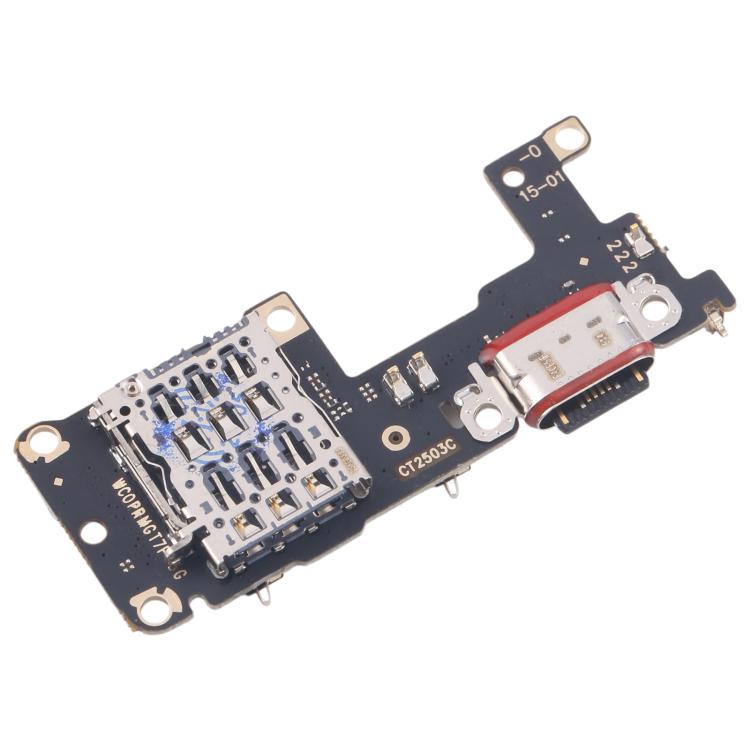 For Realme GT7 Pro 5G RMX5010 RMX5011 Charging Port Board With SIM Card Holder Socket, Not Supporting Fast Charging - free shipping - PMC TechLife - Order now!