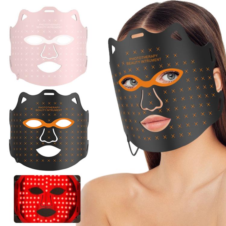 WG-SP-1103 LED Colorful Photon Rejuvenation Mask Facial Beauty Instrument, Infrared, Plug:UK Plug(Black) - free shipping - PMC TechLife - Order now!