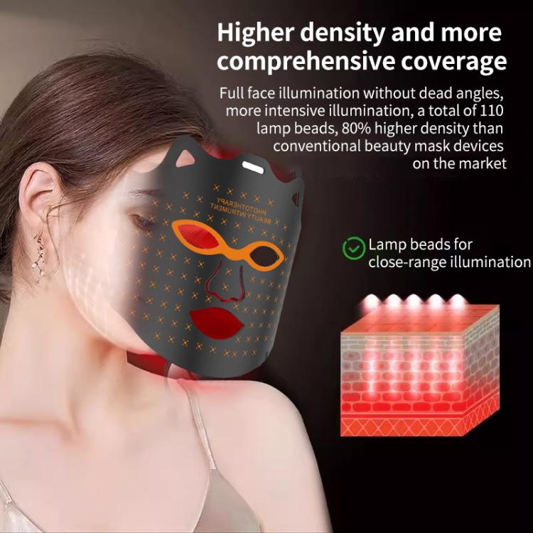 WG-SP-1103 LED Colorful Photon Rejuvenation Mask Facial Beauty Instrument, Infrared, Plug:US Plug(Pink) - free shipping - PMC TechLife - Order now!